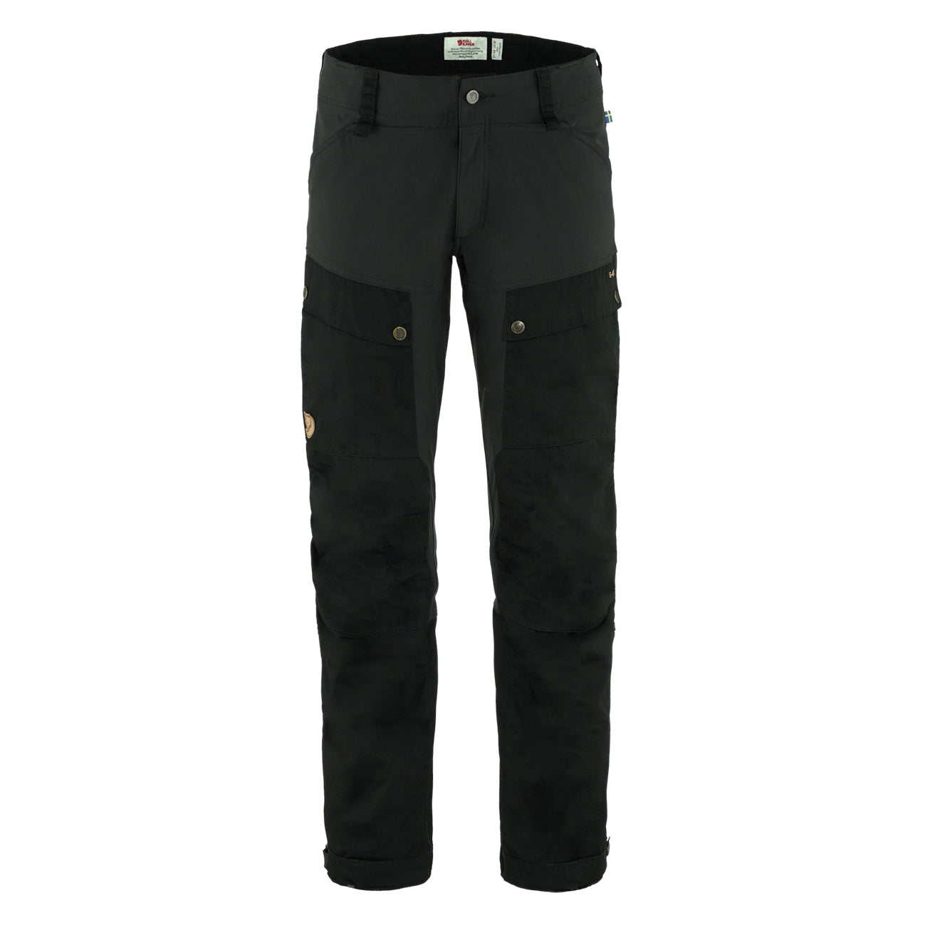 Fjallraven Keb Trousers Reg Leg Black - Parasol Store