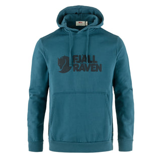 ​Fjallraven Logo Hoodie Deep Sea
