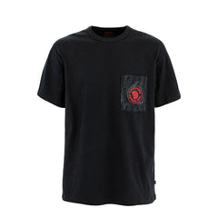 Fjallraven Logo Pocket T-Shirt Black - Parasol Store