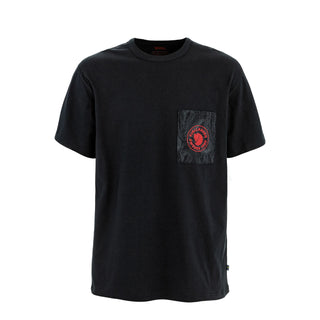 Fjallraven Logo Pocket T-Shirt Black