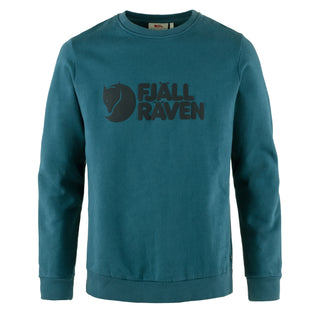 Fjallraven Logo Sweater Deep Sea - Parasol Store