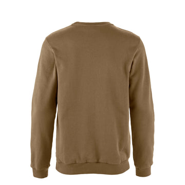 Fjallraven Logo Sweater Wood Brown - Parasol Store