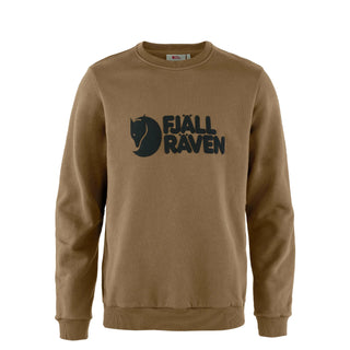 Fjallraven Logo Sweater Wood Brown - Parasol Store