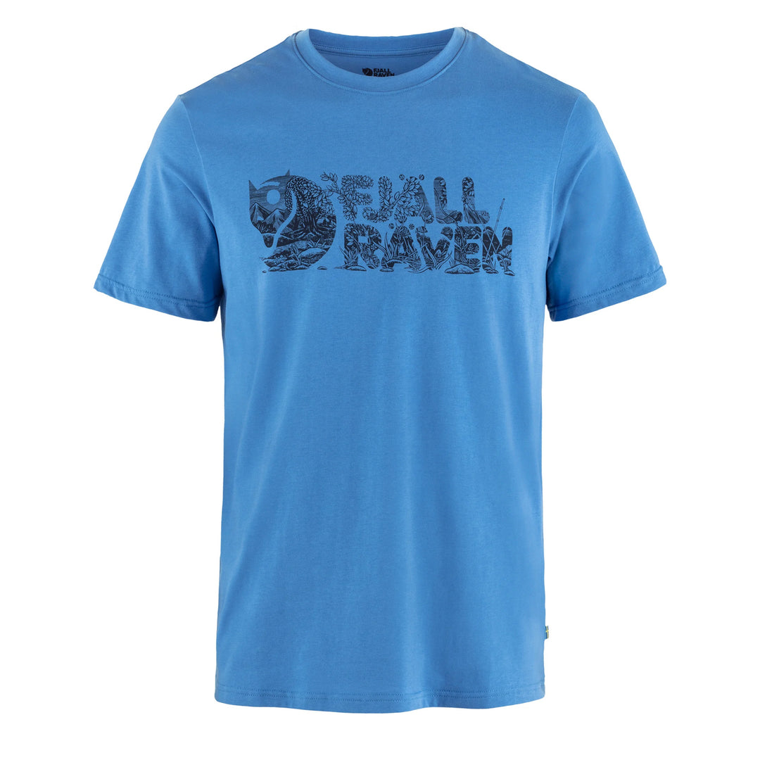 Fjallraven Lush Logo T-shirt UN Blue - Parasol Store