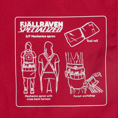 Fjallraven x Specialized Mechanics Apron Pomegranate Red Fjallraven x Specialized