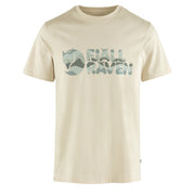 Fjallraven Multicolor Logo T-shirt Chalk White - Parasol Store