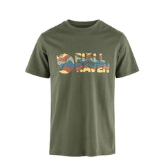 Fjallraven Multicolor Logo T-shirt Laurel Green