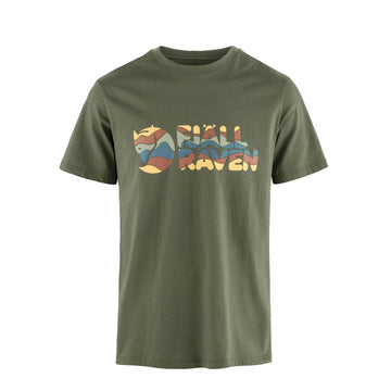 Fjallraven Multicolor Logo T-shirt Laurel Green