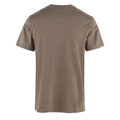 Fjallraven Multicolor Logo T-shirt Suede Brown - Parasol Store
