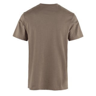Fjallraven Multicolor Logo T-shirt Suede Brown - Parasol Store