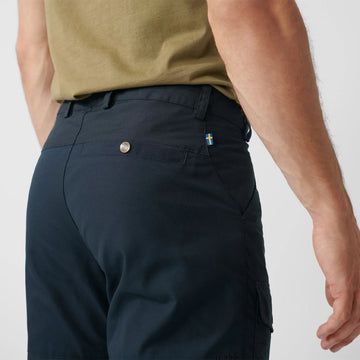 Fjallraven Nils Trousers Long Dark Navy - Parasol Store