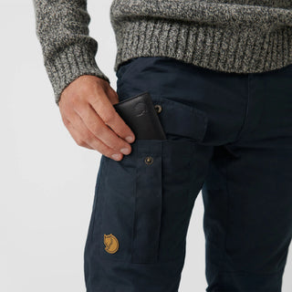 Fjallraven Nils Trousers Long Dark Navy - Parasol Store