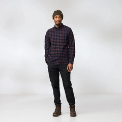 Fjallraven Ovik Flannel Shirt Chalk White / Laurel Green - Parasol Store