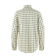 Fjallraven Ovik Flannel Shirt Chalk White / Laurel Green - Parasol Store
