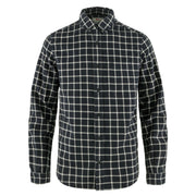 Fjallraven Ovik Flannel Shirt Dark Navy / Chalk White - Parasol Store
