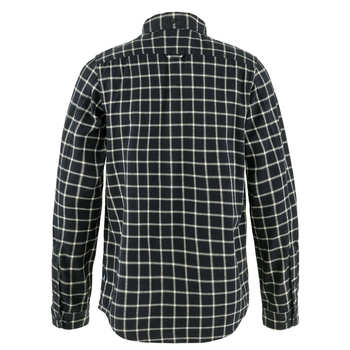 Fjallraven Ovik Flannel Shirt Dark Navy / Chalk White - Parasol Store