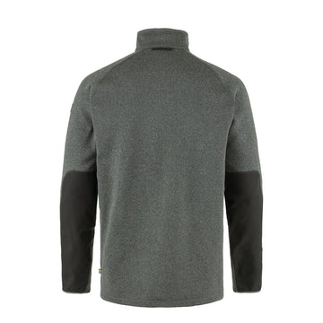Fjallraven Ovik Fleece Half Zip Dark Grey - Parasol Store