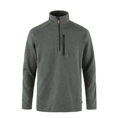 Fjallraven Ovik Fleece Half Zip Dark Grey - Parasol Store