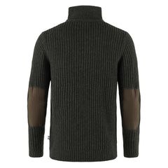 Fjallraven Ovik Half Zip Knit Dark Olive - Parasol Store