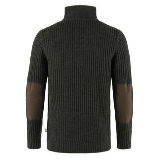 Fjallraven Ovik Half Zip Knit Dark Olive - Parasol Store
