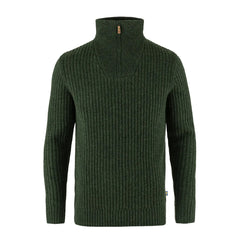 Fjallraven Ovik Half Zip Knit Deep Forest - Parasol Store