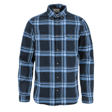 Fjallraven Ovik Lite Flannel Shirt Dark Navy / Ultramarine - Parasol Store