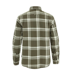 Fjallraven Ovik Lite Flannel Shirt Laurel Green / Chalk White - Parasol Store
