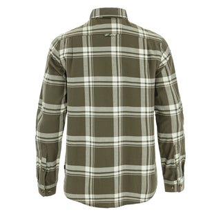 Fjallraven Ovik Lite Flannel Shirt Laurel Green / Chalk White - Parasol Store