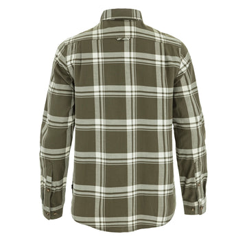 Fjallraven Ovik Lite Flannel Shirt Laurel Green / Chalk White - Parasol Store
