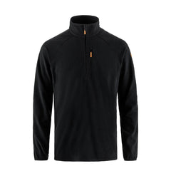 Fjallraven Ovik Lite Fleece Half Zip Black - Parasol Store
