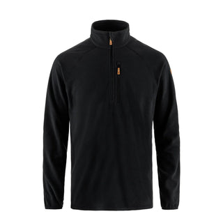 Fjallraven Ovik Lite Fleece Half Zip Black - Parasol Store