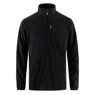 Fjallraven Ovik Lite Fleece Half Zip Black - Parasol Store