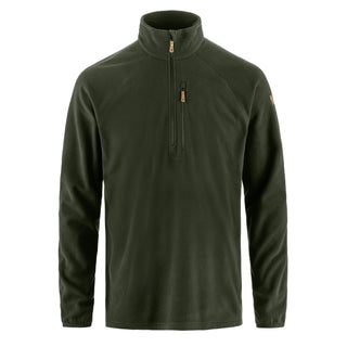 Fjallraven Ovik Lite Fleece Half Zip Deep Forest - Parasol Store