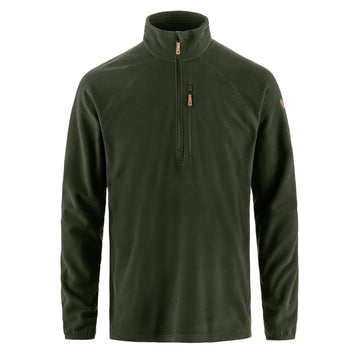 Fjallraven Ovik Lite Fleece Half Zip Deep Forest - Parasol Store