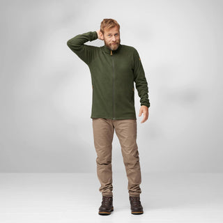 Fjallraven Ovik Lite Fleece Jacket Deep Forest - Parasol Store