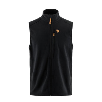 Fjallraven Ovik Lite Fleece Vest Black - Parasol Store