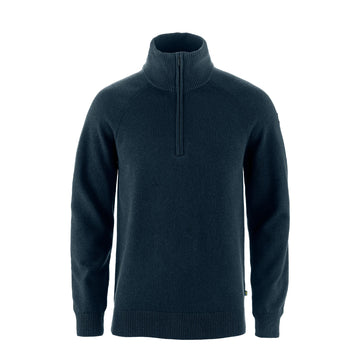 Fjallraven Ovik Lite Half Zip Dark Navy - Parasol Store