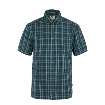 Fjallraven Ovik Lite Shirt SS Dark Navy / Dawn Blue - Parasol Store