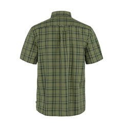 Fjallraven Ovik Lite Shirt SS Green-Dark Navy - Parasol Store