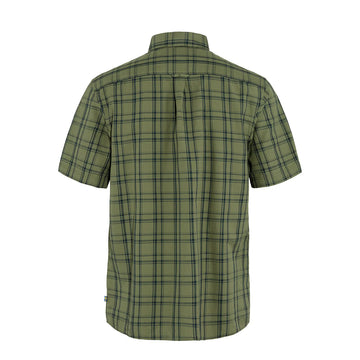 Fjallraven Ovik Lite Shirt SS Green-Dark Navy - Parasol Store