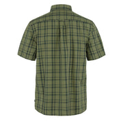 Fjallraven Ovik Lite Shirt SS Green-Dark Navy - Parasol Store