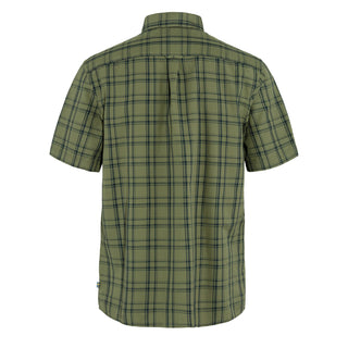 Fjallraven Ovik Lite Shirt SS Green-Dark Navy - Parasol Store