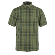 Fjallraven Ovik Lite Shirt SS Green-Dark Navy - Parasol Store