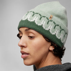 Fjallraven Ovik Path Knit Beanie Deep Patina / Misty Green - Parasol Store