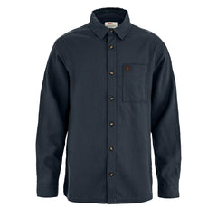Fjallraven Ovik Relaxed Hemp Shirt LS Dark Navy - Parasol Store