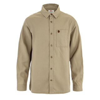 Fjallraven Ovik Relaxed Hemp Shirt LS Sand Stone - Parasol Store