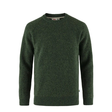 Fjallraven Ovik Rib Sweater Deep Forest - Parasol Store