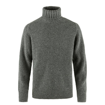 Fjallraven Ovik Roller Neck Sweater Grey Melange - Parasol Store