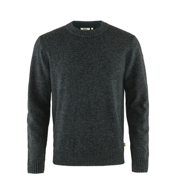Fjallraven Ovik Round-neck Sweater Dark Grey - Parasol Store