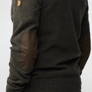 Fjallraven Ovik Round Neck Sweater Dark Olive - Parasol Store